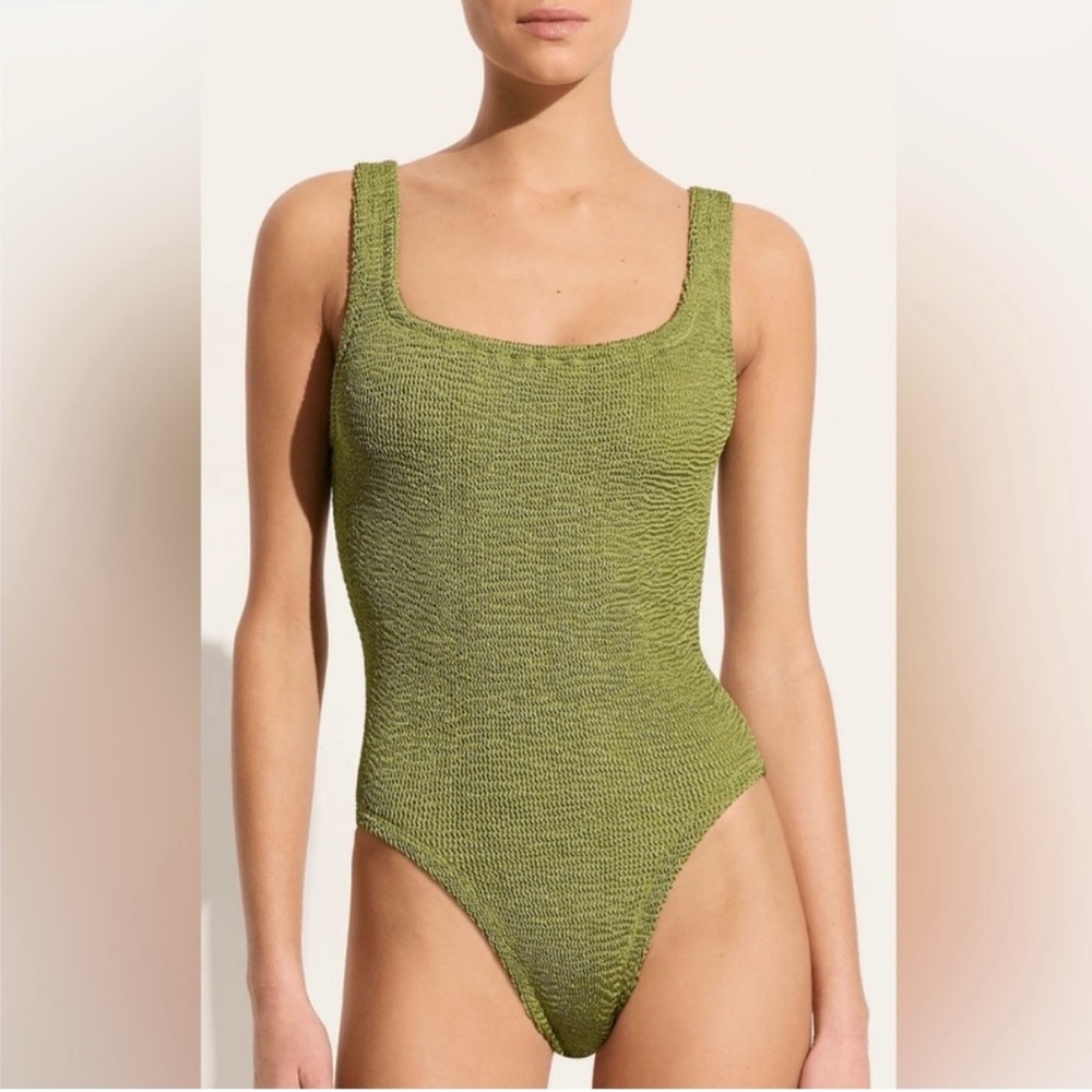 Hunza G Khaki Women's One Piece Swimsuit